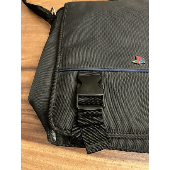 Sony PlayStation 2 PS2 Console Carrying Bag Messenger W/ Strap A.L.S. Industries - Picture 2 of 16
